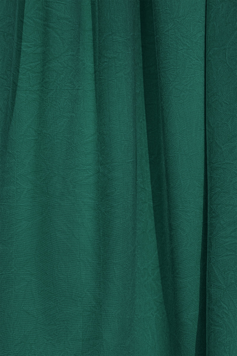 Women's V-neck Surplice Midi Dress With Tie-waist and a marble fabric effect