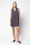 V-neck Sleeveless Shift Dress