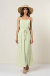 Braided Neckline Maxi Dress