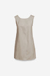 Sleeveless Soft Matte Mini Shift Dress