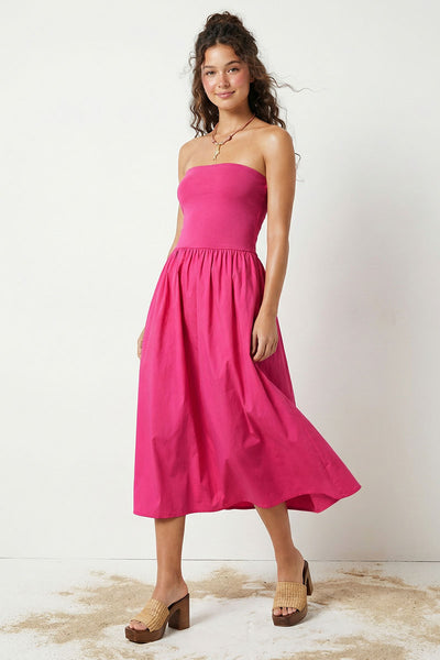 Tube Top Midi Dress – Naked Zebra Wholesale