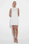 Neckline Accent Mini Shift Dress