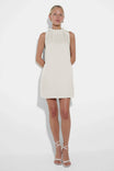 Neckline Accent Mini Shift Dress
