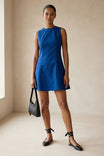 High Neck Skater Flare Dress