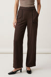 Whipstitch Detail Pull-on Pants