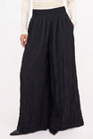 Textured Satin Wide Leg Pants