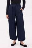 Silky Balloon Leg Pants