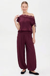 Silky Balloon Leg Pants