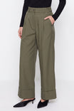 Wide Cuff Wide Leg Pants