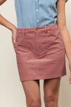 Corduroy Mini Skirt