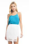 Racer Back Satin Camisole