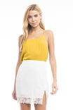 Racer Back Satin Camisole