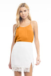 Racer Back Satin Camisole