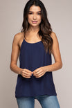Racer Back Satin Camisole