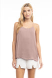 Racer Back Satin Camisole