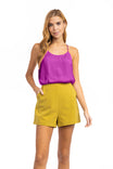 Racer Back Satin Camisole
