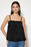 3d Embroidered Bubble Tube Top