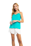 Lace Insert Racerback Cami