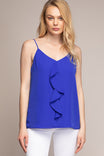 Front Ruffle Spaghetti Cami