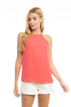 Double Spaghetti Strap Halter Neck Cami