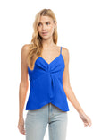 V-neck Center Knot Strapped Cami