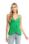 V-neck Center Knot Strapped Cami