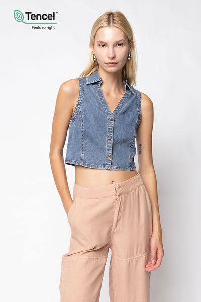 【未使用品】GLADHAND COLLEGIATE NO COLLAR VEST 未使用】GLADHAND COLLEGIATE NO COLLAR VEST