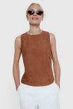 High Neck Soft Sleeveless Top