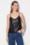 Whipstitch Vegan Leather Cami