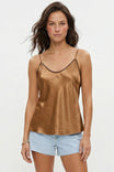 Whipstitch Satin Camisole