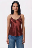 Whipstitch Satin Camisole