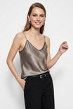 Whipstitch Satin Camisole