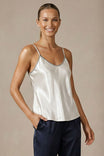 Whipstitch Satin Camisole