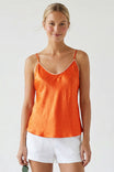 Whipstitch Satin Camisole