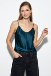 Whipstitch Satin Camisole