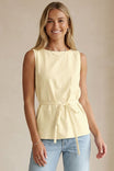 Sleeveless Cinched Tunic Top