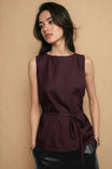 Sleeveless Cinched Tunic Top
