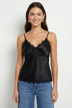 V-neck Lace Trim Top