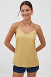 Adjustable Strap V Neck Tank Top