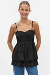 Sweetheart Neck Layered Tank Top