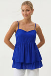 Sweetheart Neck Layered Tank Top