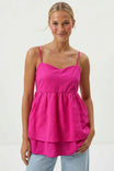 Sweetheart Neck Layered Tank Top