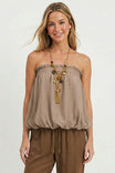 Bubble Hem Tube Top