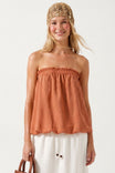 Bubble Hem Tube Top