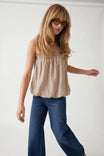 Bubble Hem Tube Top