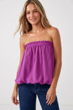 Bubble Hem Tube Top