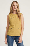 Sleeveless Utility Pocket Top