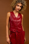 Vegan Butter Leather Vest