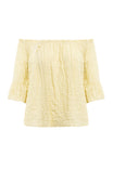 Off Shoulder Bell Sleeve Blouse