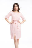 Off Shoulder Flare Sleeve Midi Dress